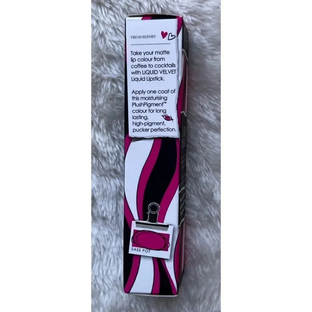 NIB Ciate London Liquid Velvet Lipstick Moisturizing Matte Liquid Lipstick